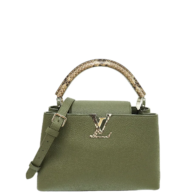  Elevate Your Style With Our Handbag SaleInspired Bags For Timeless Elegance Louis Vuitton Kaki Capucines MM Bag