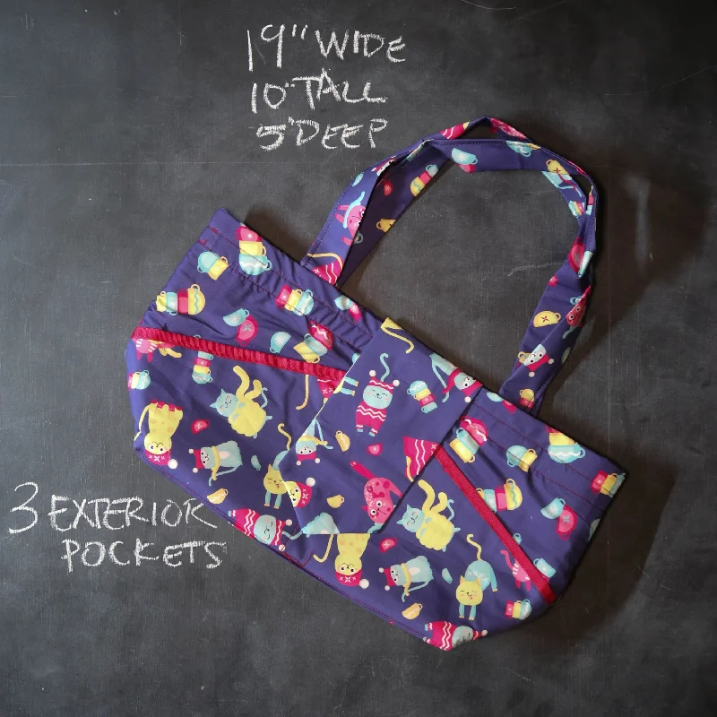  Statement Bags, Shop TodaySenior Travelers Ewesful Tote Bag in Cozy Cats