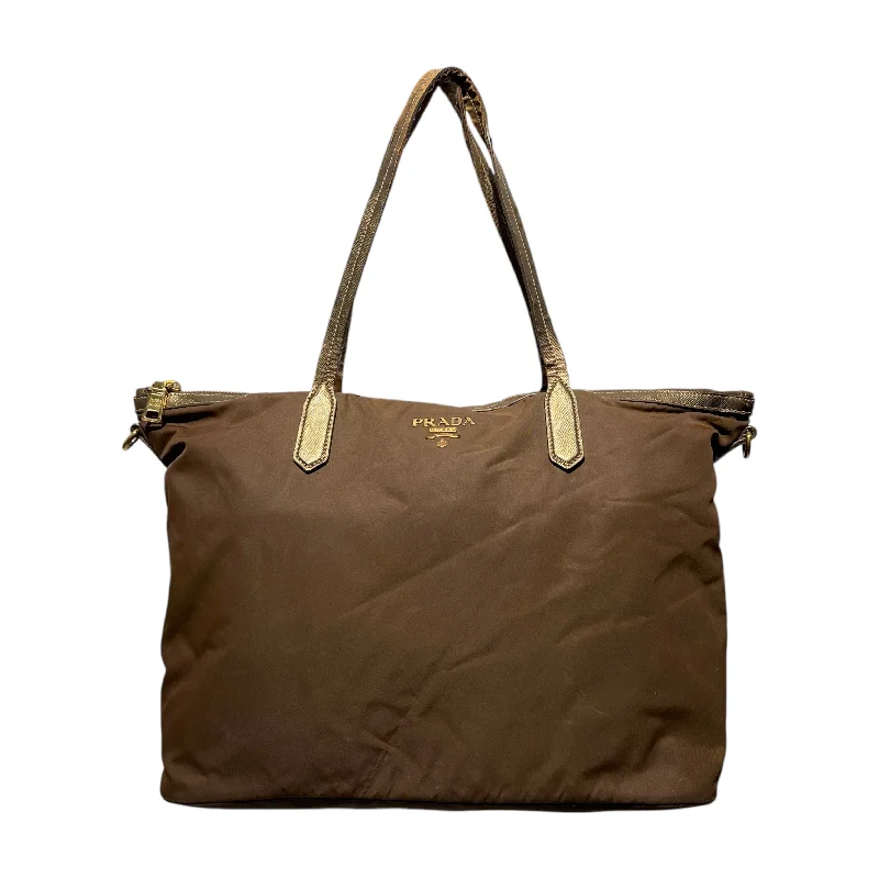  Premium Handbags With A Touch Of EleganceFashion-Forward PRADA/Tote Bag/Nylon/BRW/Tessuto Tote