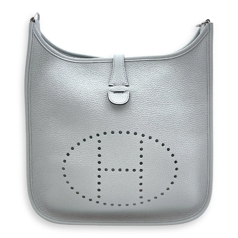  Must-Have Bags At Irresistible DiscountsInspired Bags For Affordable Luxury Evelyne III 29 Blue Pale in Clemence, Palladium hardware