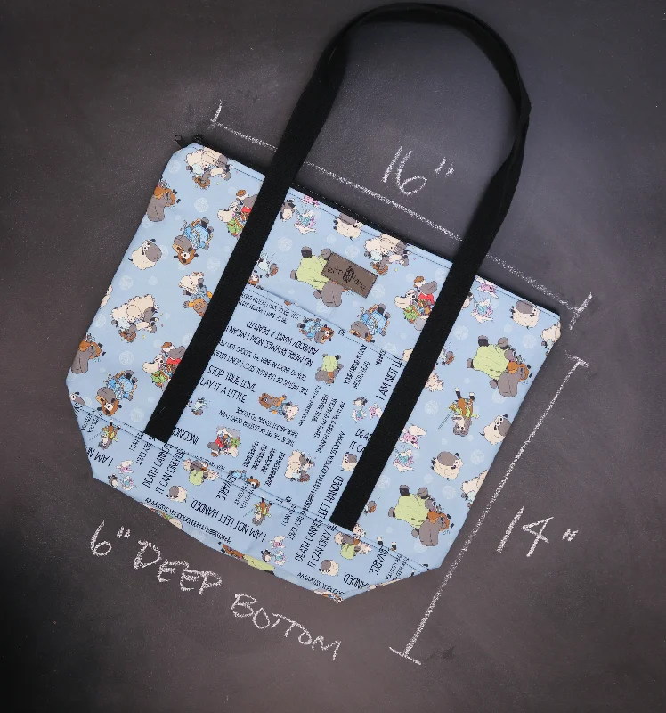  Grab Stylish Bags Before They're GoneOffice Professionals Reversible Hither Thither Tote Bag in Princess Bride Sheeple