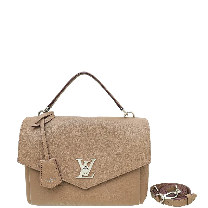  Timeless Bags, Flash SaleLuxury Bags For Professionals With Discounts Louis Vuitton Taupe Glace Mylockme Satchel Top Handle Bag