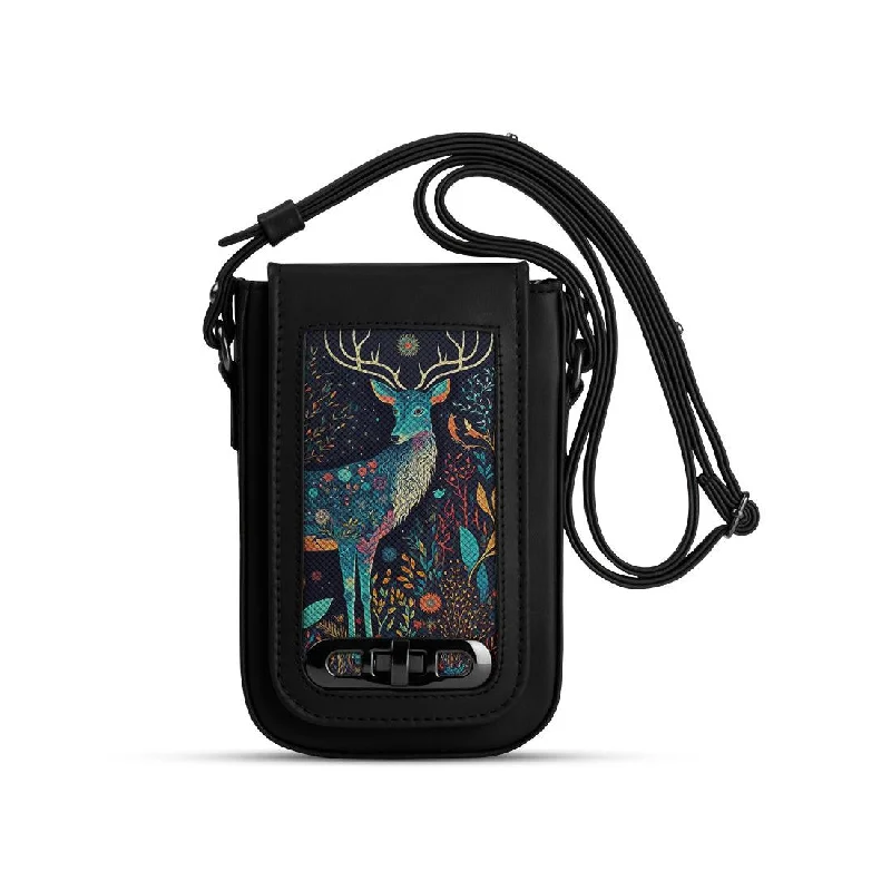  Timeless Bags, Flash SaleEasy Elegance Sales Black Tagged Crossbag Deer King