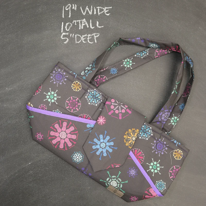  Limited-Stock Bag Clearance – Grab Your Favorite NowFashion Forward Ewesful Tote Bag in Fiber Fractals