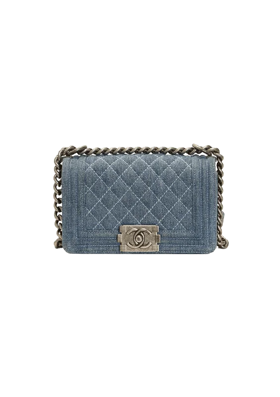  Statement Bags, Shop TodayHandbag For Women BOY FLAP QUILTED DENIM SMALL
