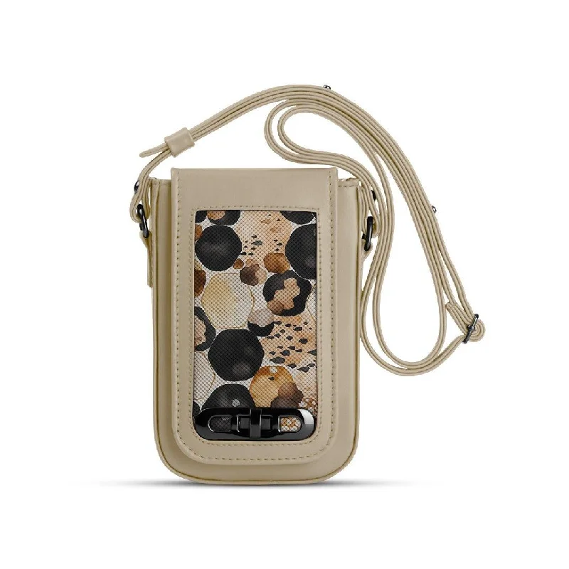  Designer Bags At Exclusive Clearance PricesForward Trendsetter Beige Tagged Crossbag Circles