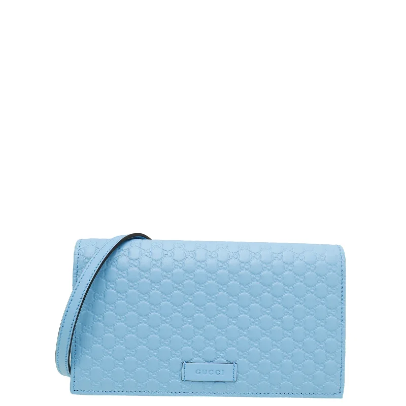 Affordable Elegance With High-Quality BagsEvening Elegance Gucci Light Blue GG Microguccissima Strap Wallet Affordable Elegance With High-Quality BagsEvening Elegance Gucci Light Blue GG Microguccissima Strap Wallet