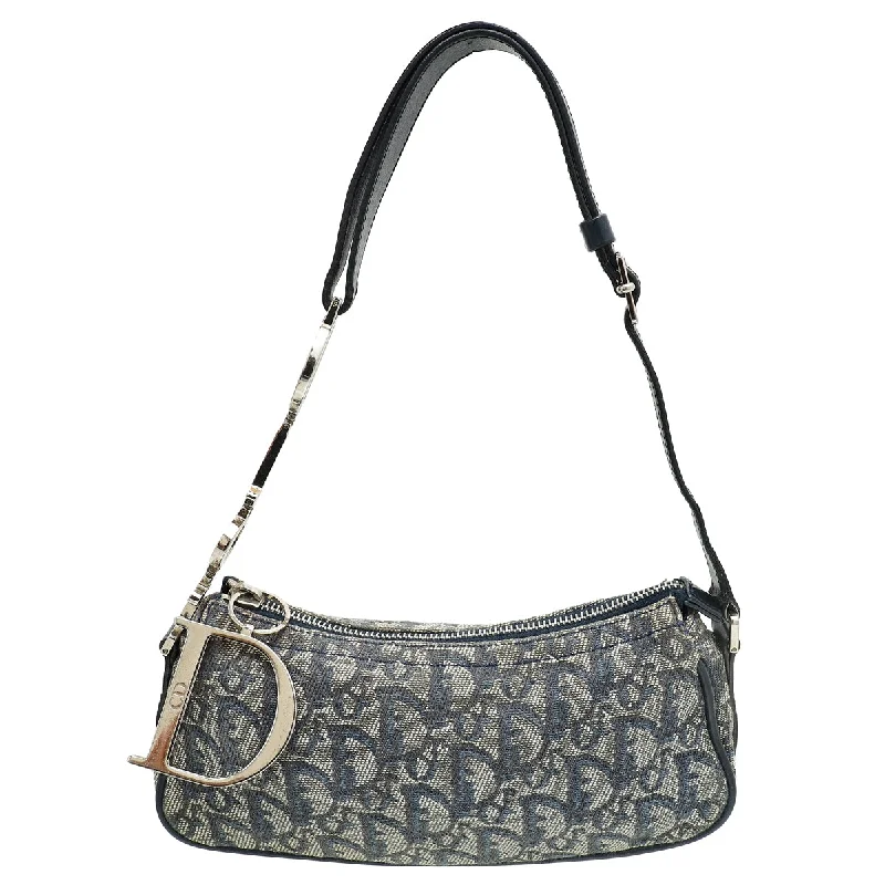  Exclusive Bag Deals – Perfect For Any OccasionSeasonal Clearance Bags For Summer Christian Dior Navy Blue Oblique Mini Shoulder Bag