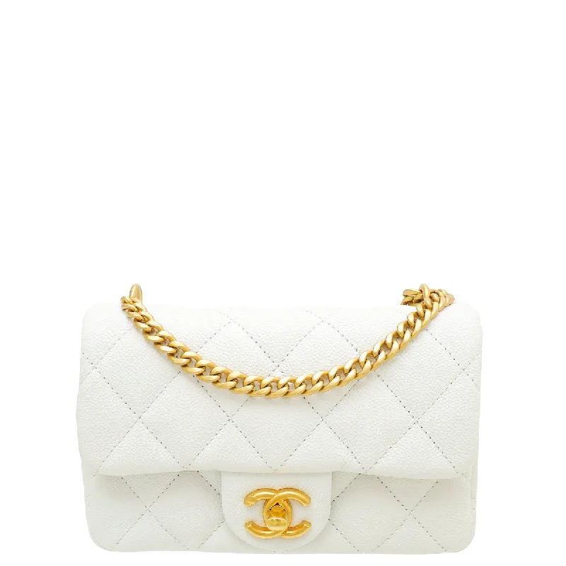  Trendy Purses At Unbeatable DiscountsTrendy Pulse Chanel White CC Sweetheart Crush Mini Rectangular Flap Bag