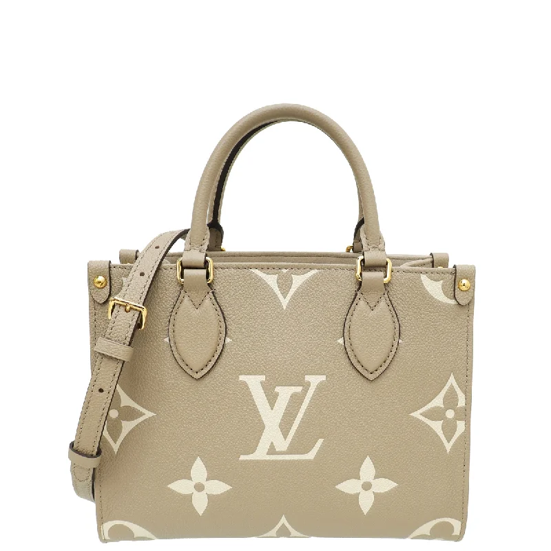  Luxury Handbags, Budget-FriendlyUnleash Your Trendy Side Louis Vuitton Bicolor Monogram Empreinte Embossed Onthego PM Bag