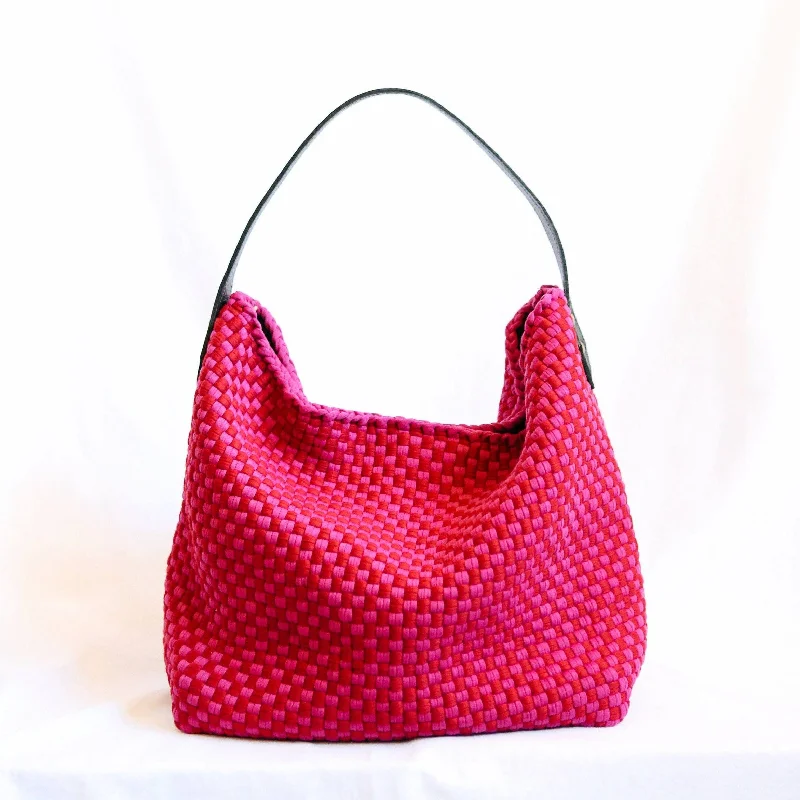  Everyday Handbags At Wallet-Friendly PricesDay-To-Night Styles Buslo Checkerboard Red & Fuchsia