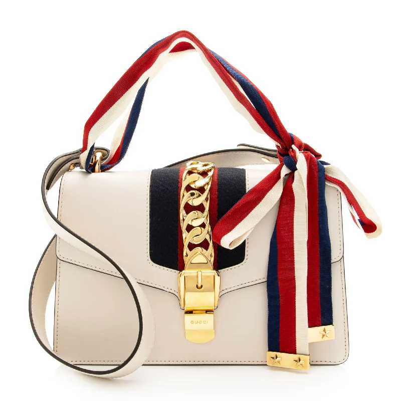  Modern Handbags With Stylish DiscountsTrend Leading Collection Gucci Calfskin Sylvie Small Shoulder Bag