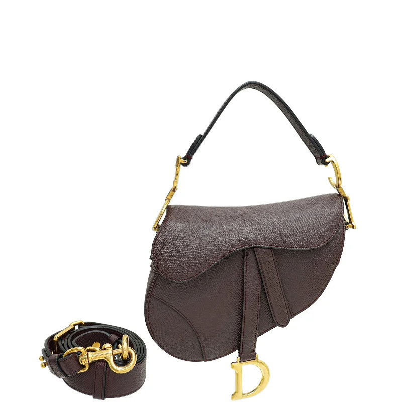 Chic And Affordable Bags – Grab Yours TodayHuge Price Cut Christian Dior Burgundy Mini Saddle Bag w/Strap Chic And Affordable Bags – Grab Yours TodayHuge Price Cut Christian Dior Burgundy Mini Saddle Bag w/Strap