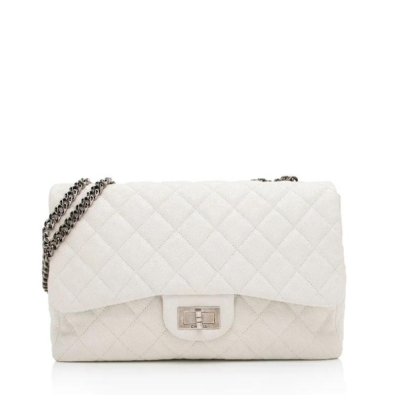  Fashion-Forward Bags At Exclusive Promotional PricesUrban Fashion Chanel Caviar Leather Bijoux Chain Jumbo Single Flap Bag
