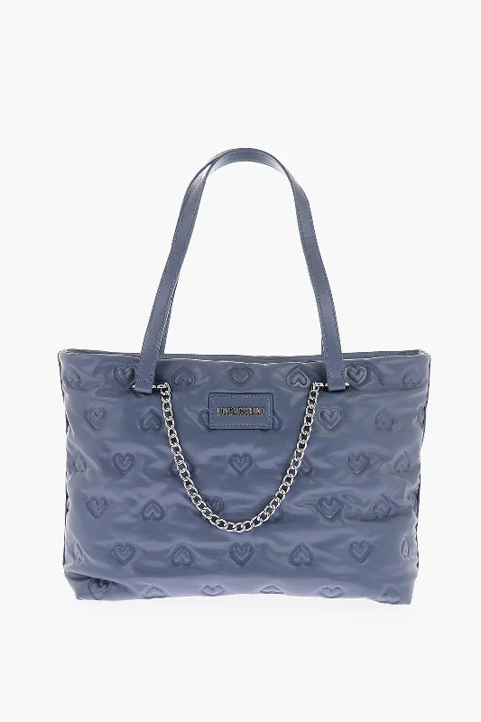  The Best Handbag Sale Of The SeasonDiscover Now Moschino Love Hearts Embossed Faux Leather Shoulder Bag