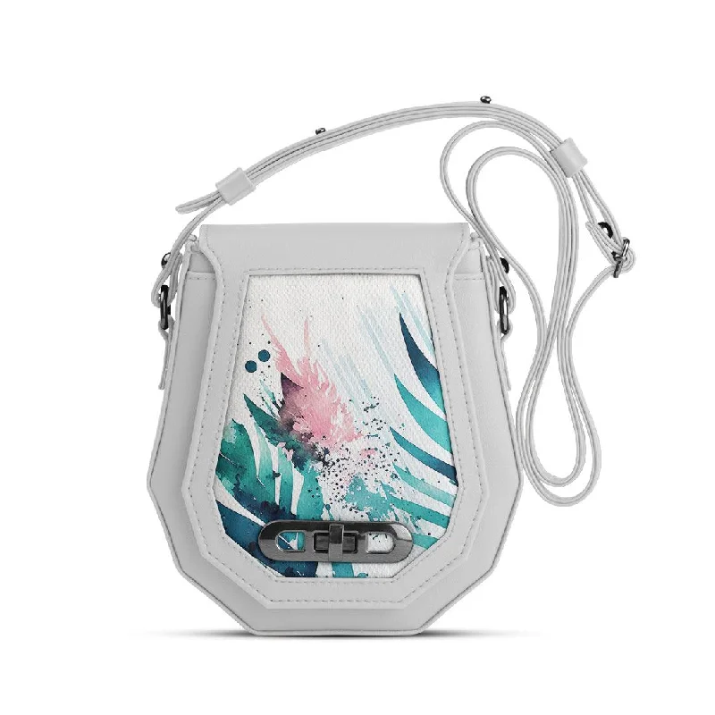  Luxury Meets Affordability – Shop Stunning Bags NowTrendy Women's Wear Collection White Polygon Crossbags Splash