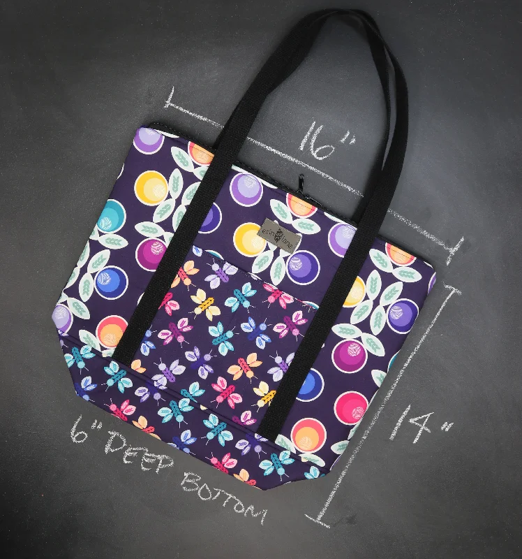  Luxury Bags, Budget PricesTrendy Street Style Reversible Hither Thither Tote Bag in String Theory