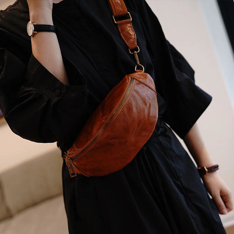  Classic Totes, Exclusive DealsRomantic Chic Deals Women's Leather Fanny Pack Belt Bag Chest Bag Waist Bag
