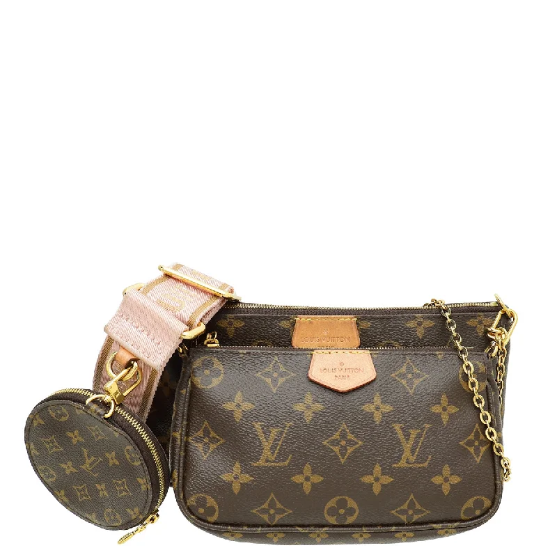  Stylish Totes, Exclusive SavingsAvant-Garde Style Promotions Louis Vuitton Bicolor Monogram Multi Pochette Accessories Bag