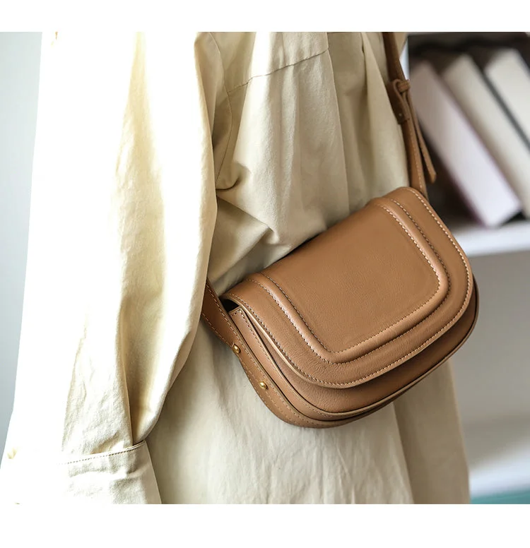  Stylish Handbags At Unbeatable DiscountsFlash Sale Leather Small Saddle Crossbody Bags For Women