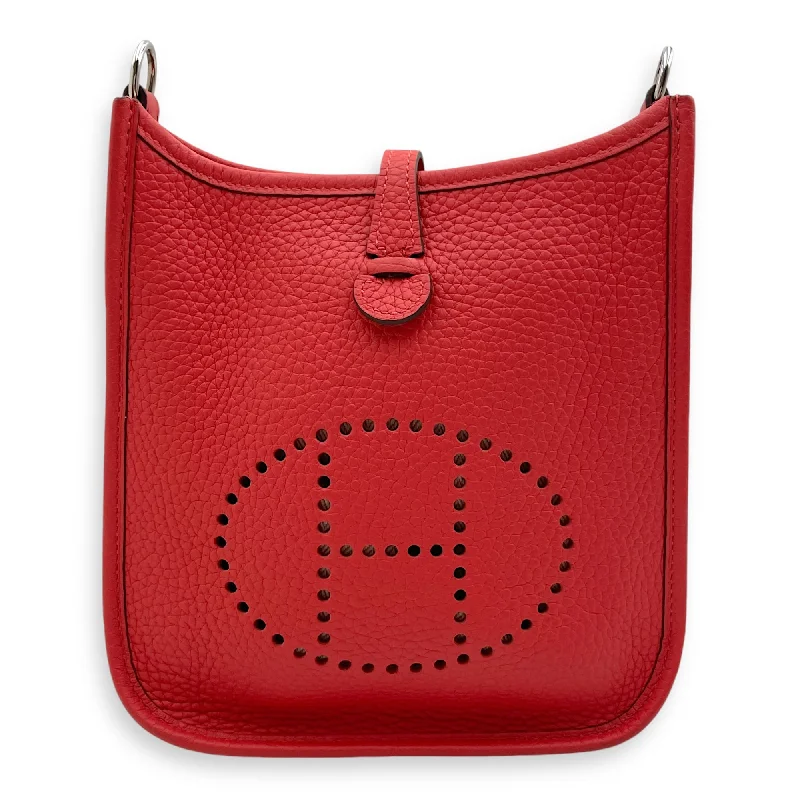  Best Deals On Premium And Casual Bags – Act FastLimited Styles Evelyne Mini Rouge Pivoine in Clemence, Palladium hardware