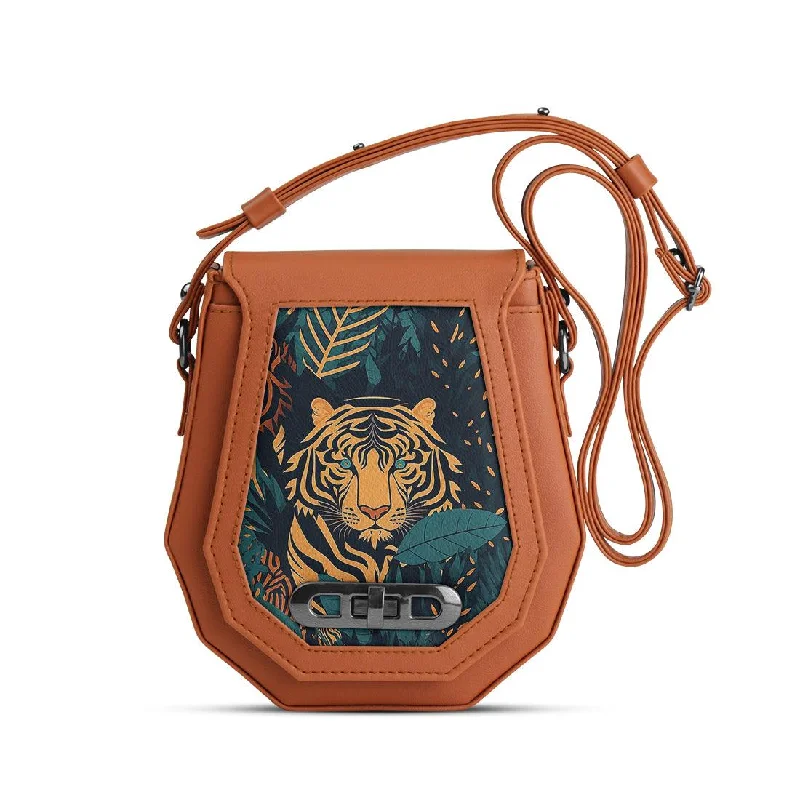  Luxury Handbags At Budget-Friendly RatesSleek And Seasonal Sale Bags Havana Polygon Crossbags Tiger