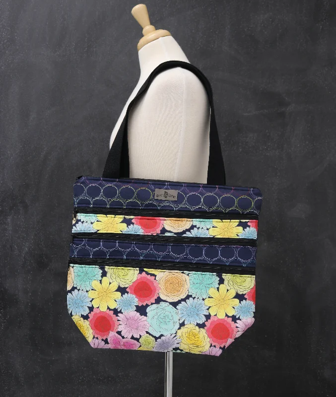 Stylish And Durable Handbags At Great ValueOffice Professionals Zipalicious Triple Zipper Tote Bag in Watercolor Wilds Stylish And Durable Handbags At Great ValueOffice Professionals Zipalicious Triple Zipper Tote Bag in Watercolor Wilds