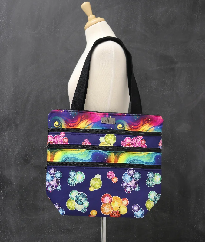 Trendy Backpacks With Big DiscountsOn-Trend Fashion Offers Zipalicious Triple Zipper Tote Bag in Celestial Lights Trendy Backpacks With Big DiscountsOn-Trend Fashion Offers Zipalicious Triple Zipper Tote Bag in Celestial Lights