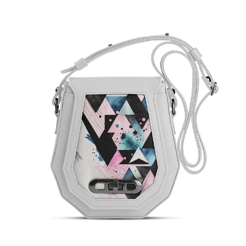 Flash Sale On Elegant Bags – Limited Stock AvailableFashion Forward Femininity White Polygon Crossbags Triangles