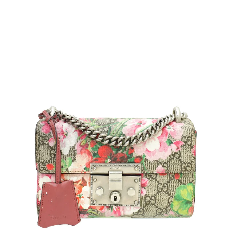  Everyday Handbags At Wallet-Friendly PricesStylish Bags For Fashion Bloggers With Promotions Gucci Multicolor GG Supreme Blooms Print Padlock Small Chain Bag
