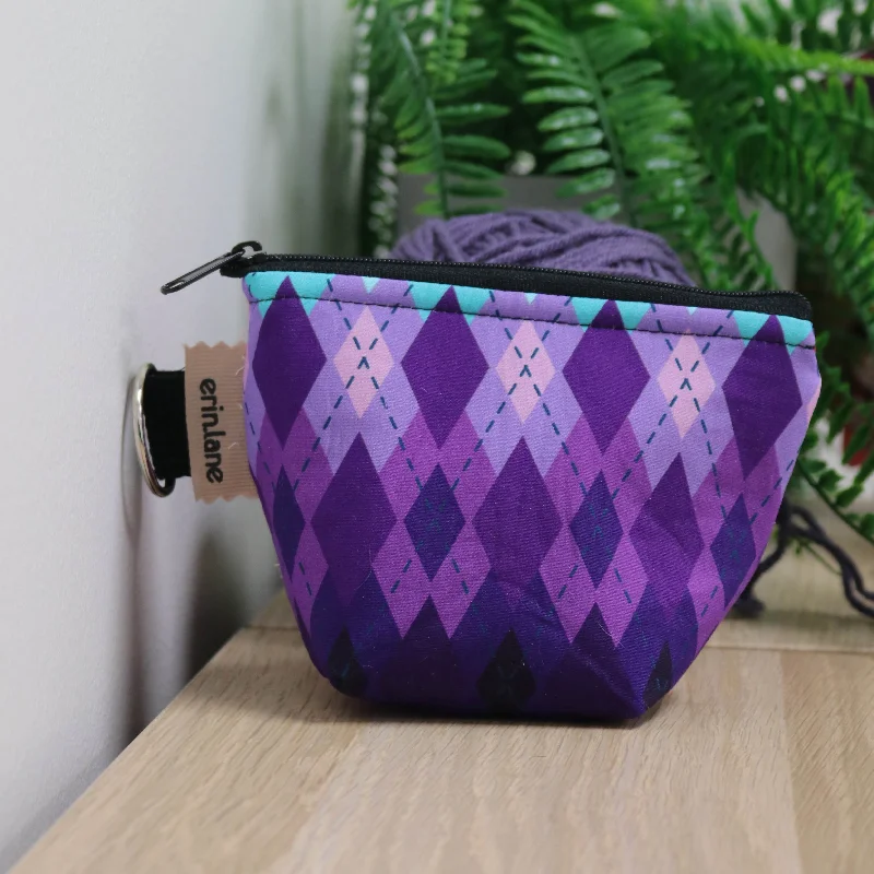  Shoulder Bags, Crossbody Bags, And More On SaleTrendy Women's Wear Collection Take Me Too Notions Bag in Argyle Dusk