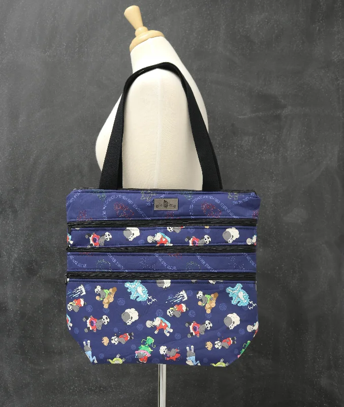  The Bag Sale You've Been Waiting For Is HereProfessional Bags With Office Discounts Zipalicious Triple Zipper Tote Bag in Star Trek Sheeple