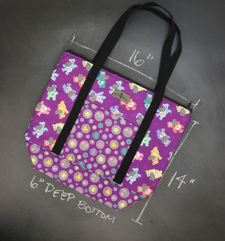  Classic Totes At Unbeatable DealsHurry Before It's Gone Reversible Hither Thither Tote Bag in Care Bears Sheeple
