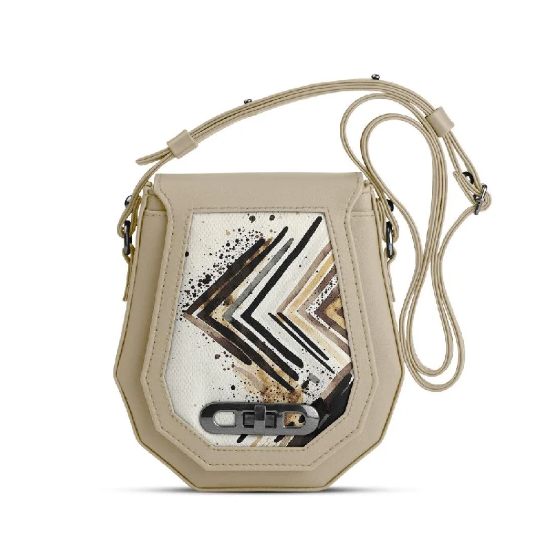  Trendy Handbags At Limited-Time DiscountsDaily Deals Beige Polygon Crossbags Left