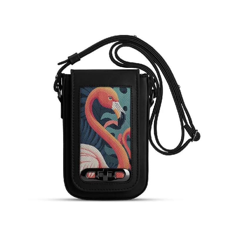  Classic Bags, Exclusive DealsFashion-Forward Offers Black Tagged Crossbag Flamingo