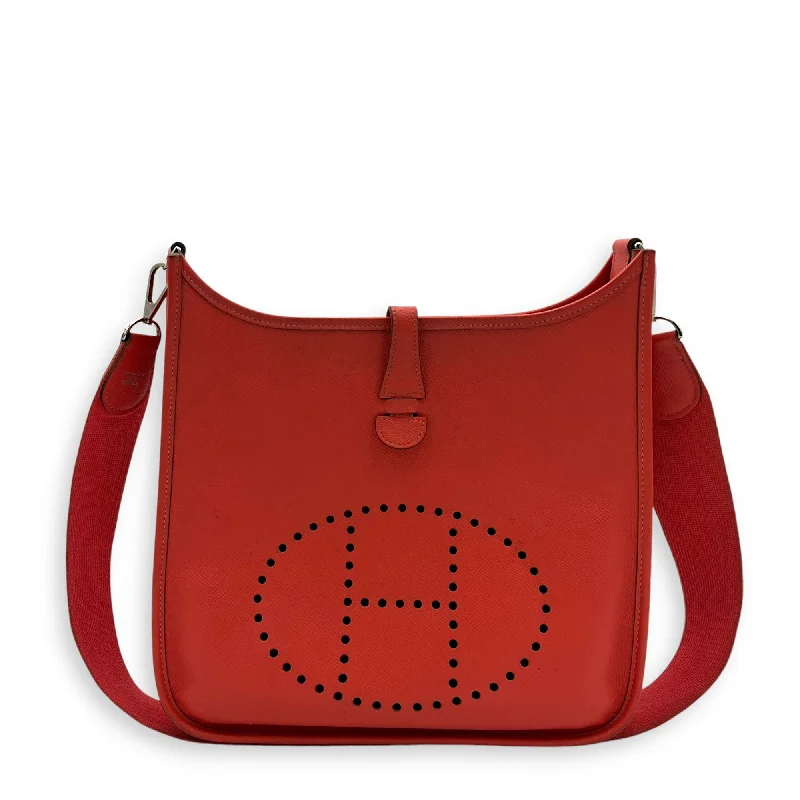  Designer Bags, Low PricesSummer Fashion Evelyne PM Rouge Pivoine in Epsom, Palladium hardware