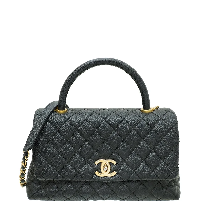 Best Handbag Sale Of The SeasonLuxury Bags On Sale Chanel Black CC Coco Handle Small Flap Bag Best Handbag Sale Of The SeasonLuxury Bags On Sale Chanel Black CC Coco Handle Small Flap Bag