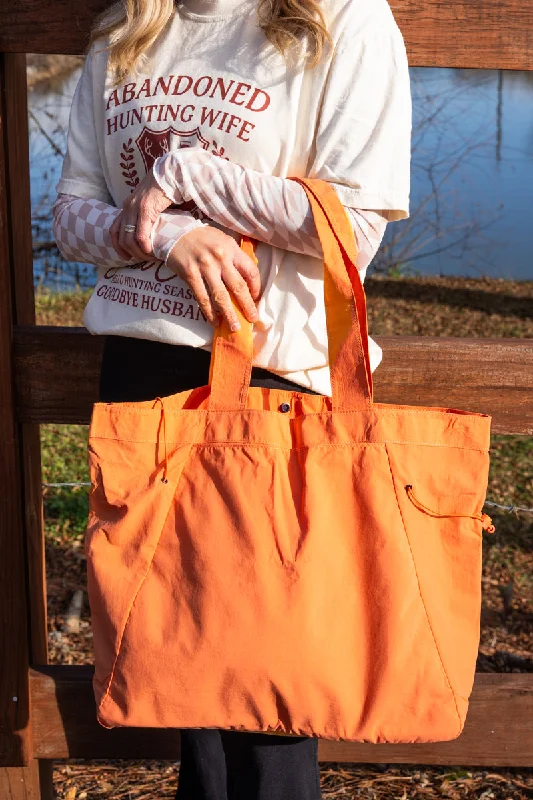 The Ultimate Handbag Sale – Elegant Styles At Lower PricesInspired Bags For Timeless Elegance Orange Shoreview Side Cinched Tote Bag