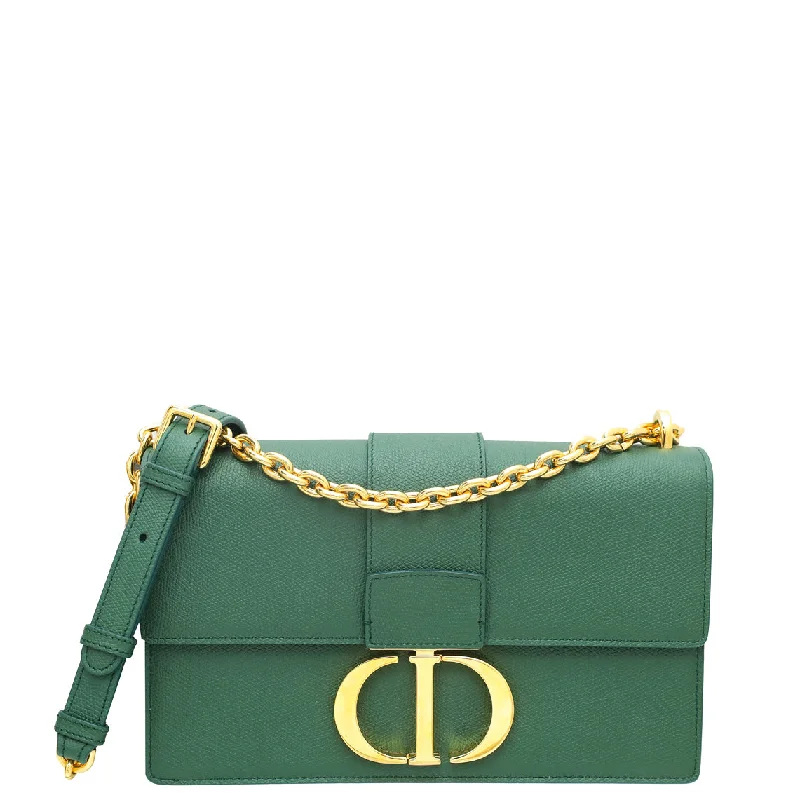  Fashion Bags With Huge DiscountsFlash Sale Now Christian Dior Forest Green Montaigne 30 Chain Shoulder Bag