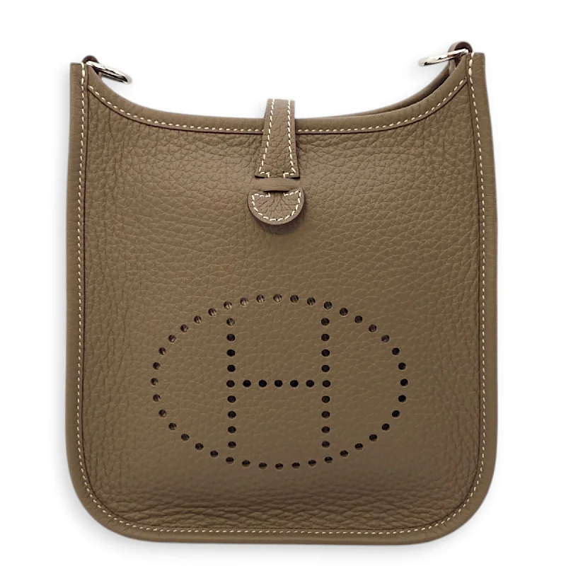  Upgrade Your Look With Our Bag SaleEvening Events Evelyne Mini Etoupe in Clemence, Palladium hardware