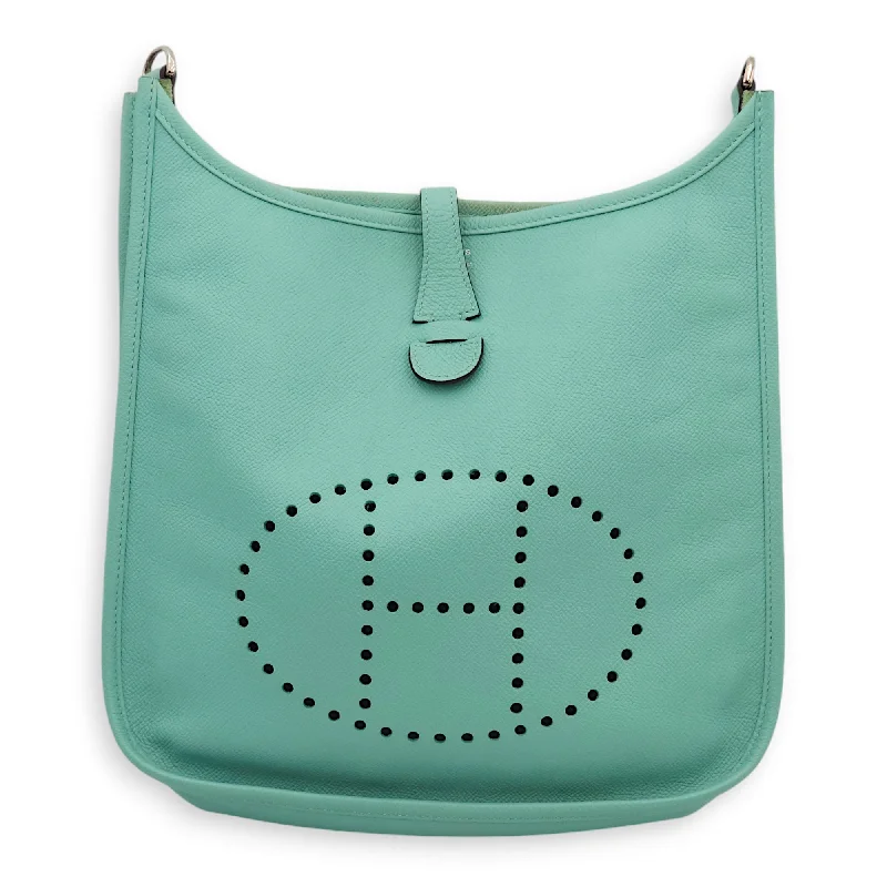  Premium Bags At Special PricesSleek Style Discounts Evelyne III PM Blue Atoll in Epsom, Palladium hardware