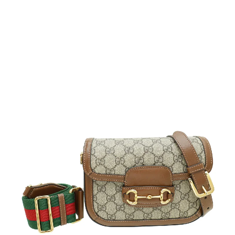 Timeless Bags, Flash SaleLimited Stock Gucci Bicolor GG Supreme Horsebit 1955 Mini Bag Timeless Bags, Flash SaleLimited Stock Gucci Bicolor GG Supreme Horsebit 1955 Mini Bag