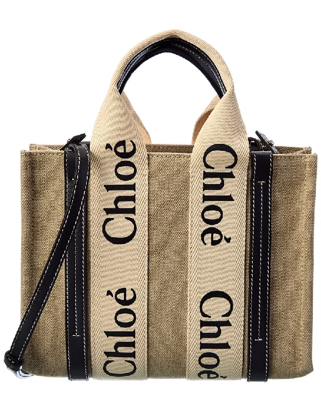 Grab Your Favorite Handbags At Discounted PricesChloé Woody Small Canvas & Leather Tote Grab Your Favorite Handbags At Discounted PricesChloé Woody Small Canvas & Leather Tote