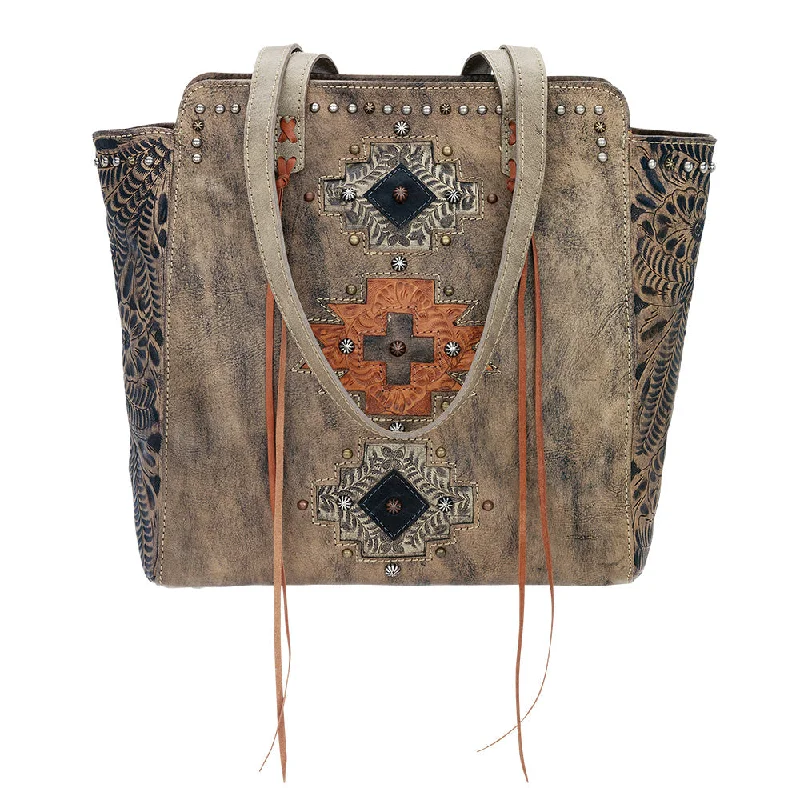  Timeless Bags, Flash SaleNavajo Soul Charcoal Brown Tote 3483