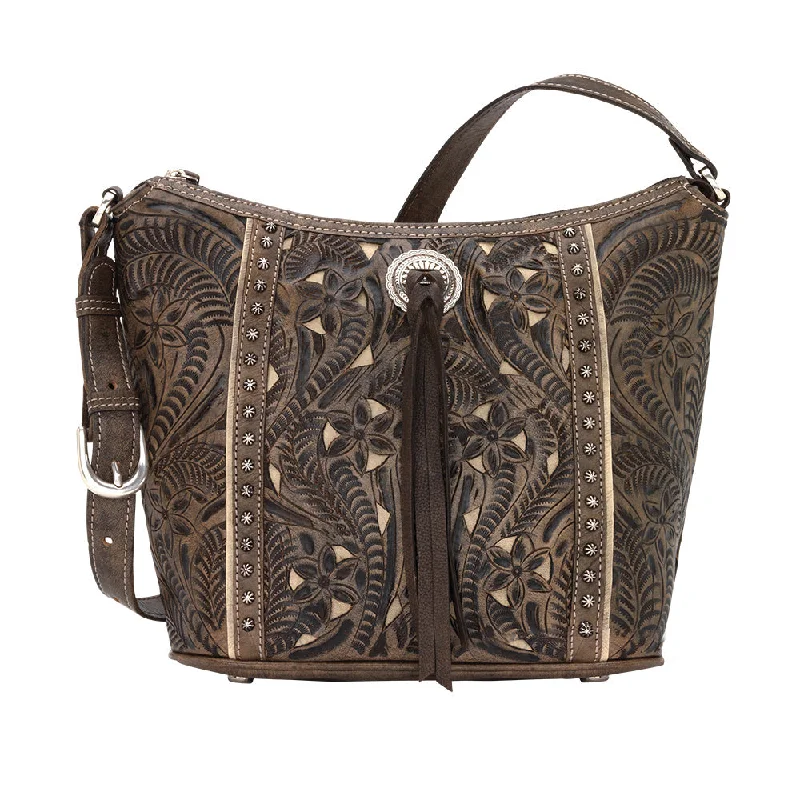 Classic And Modern Handbags Now More AffordableHill Country Zip Top Charcoal Brown Bucket Tote 3373 Classic And Modern Handbags Now More AffordableHill Country Zip Top Charcoal Brown Bucket Tote 3373