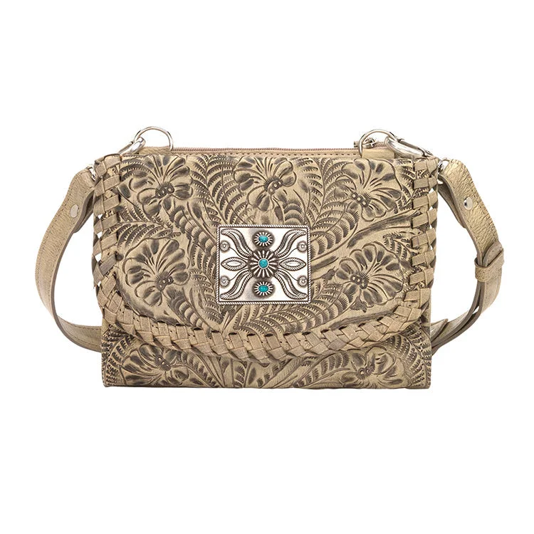 Statement Bags With Exclusive SavingsTexas Two Step Small Sand Crossbody Bag/Wallet 2982 Statement Bags With Exclusive SavingsTexas Two Step Small Sand Crossbody Bag/Wallet 2982