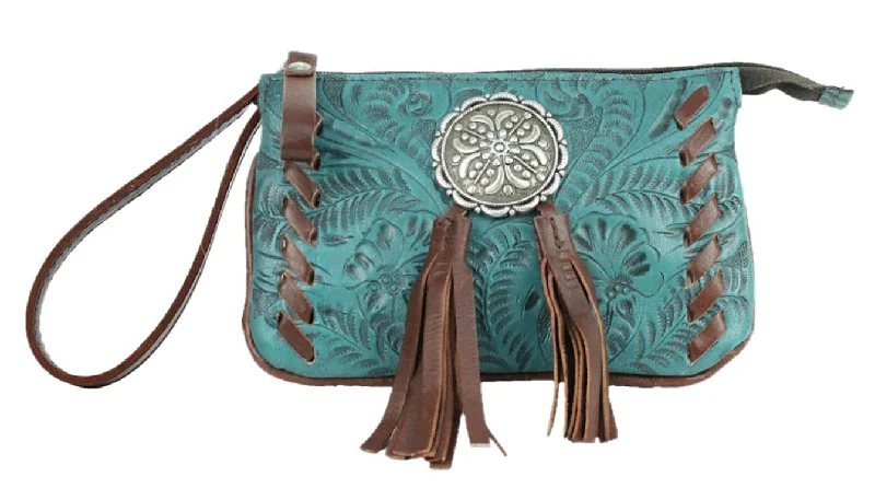 Designer-Inspired Bags, Best PricesLariats & Lace Event Approved Bag/Wristlet - Turquoise 7316 Designer-Inspired Bags, Best PricesLariats & Lace Event Approved Bag/Wristlet - Turquoise 7316