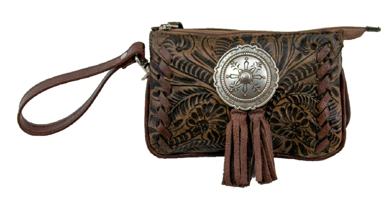 Sleek Bags, Perfect PricesLariats & Lace Event Approved Bag/Wristlet - Charcoal Brown 7383 Sleek Bags, Perfect PricesLariats & Lace Event Approved Bag/Wristlet - Charcoal Brown 7383