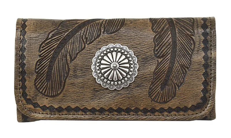  Carry Elegance For LessSacred Bird Ladies' Tri-fold Wallet 3282