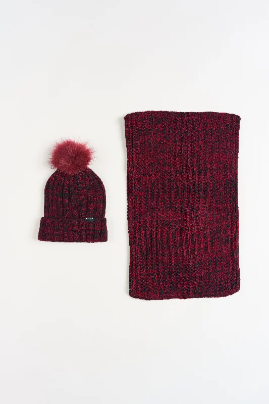  Designer Bags, Low PricesTahari Rib Knit Beanie & Infinity Scarf
